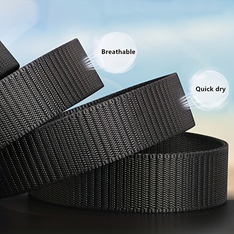 2pcs Tactical Belts Quick Release Buckle Durable PP Material Adjustable Textured